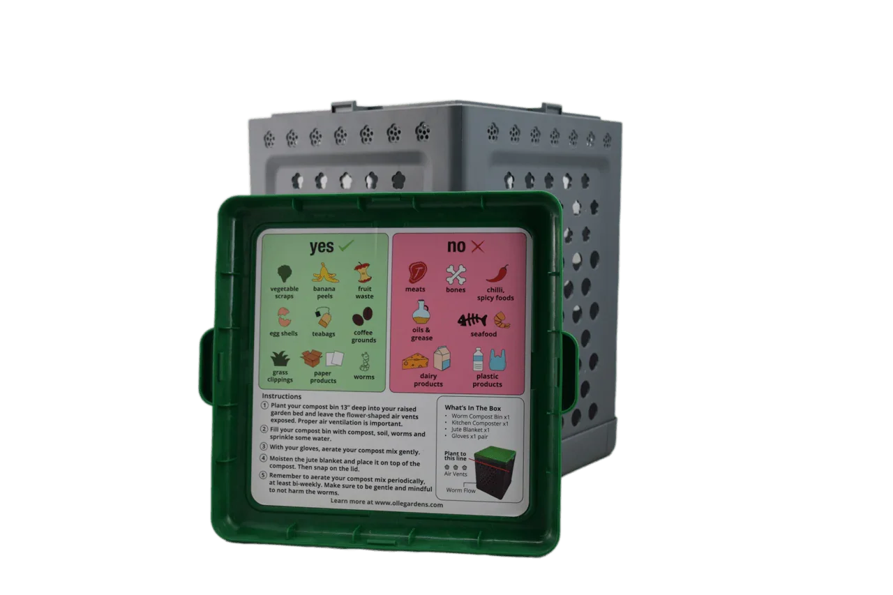 OLLE Garden In-ground Worm Compost Bin