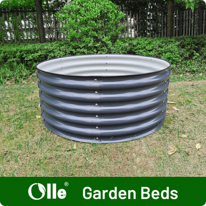 Olle Gardens 17" Tall x 42" Round Raised Garden Bed