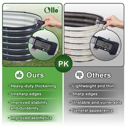 Olle Gardens 32" Tall, 12-in-1 Raised Garden Bed